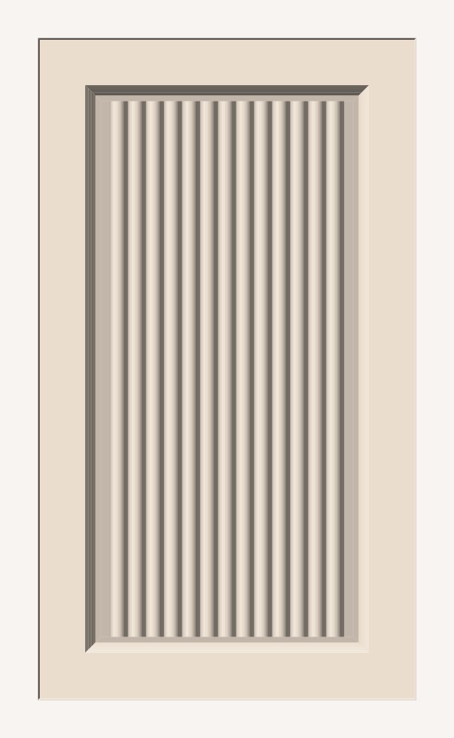 243 + L02-BigReeds door front, 400 × 700 mm