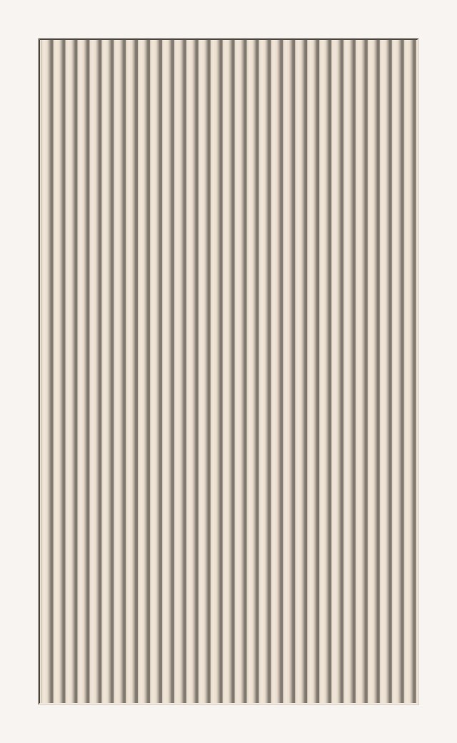 NoGroove + L01-Reeds door front, 400 × 700 mm