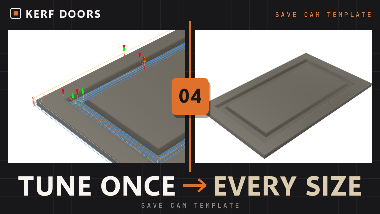 Tutorial 04 thumbnail: Save a CAM template