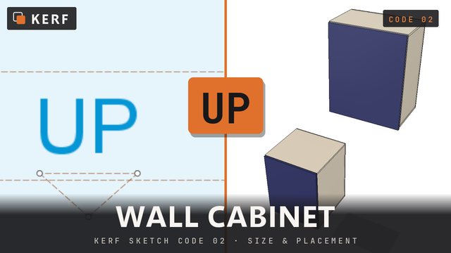 UP: Wall cabinets from the floor plan