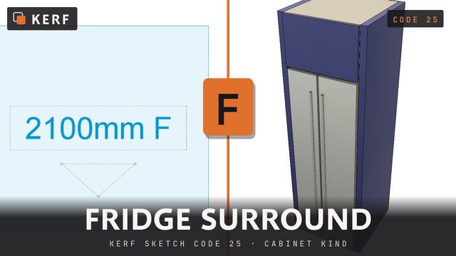 F: A fridge surround