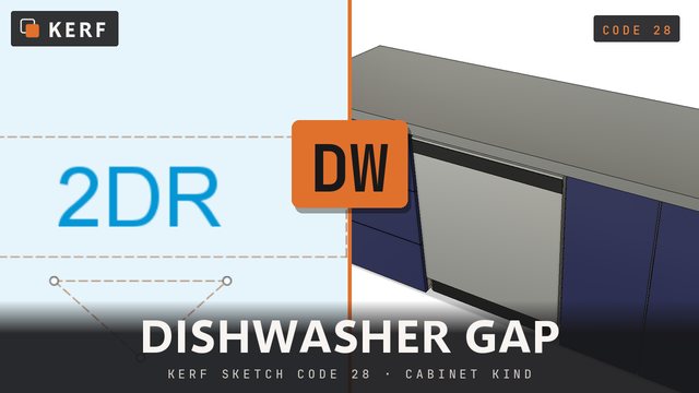DW: Leave room for the dishwasher