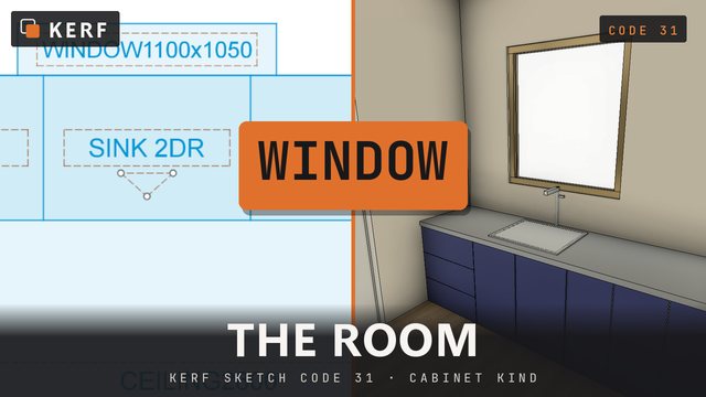 WINDOW: Walls, windows and a door