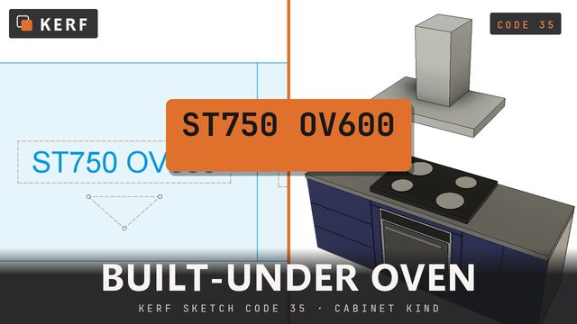 ST750 OV600: An oven under the hob