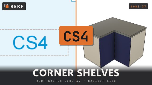 CS4: Shelves in an L corner
