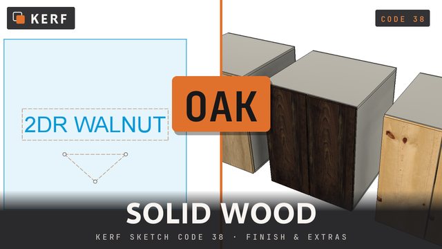 OAK: A cabinet in solid wood