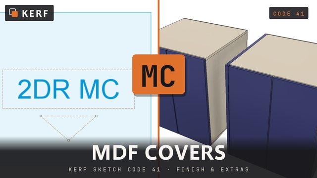 MC: MDF covers, per cabinet