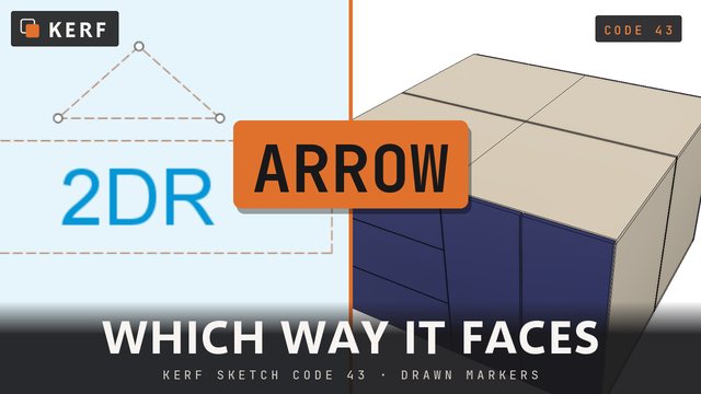 ARROW: Point the cabinet where it faces
